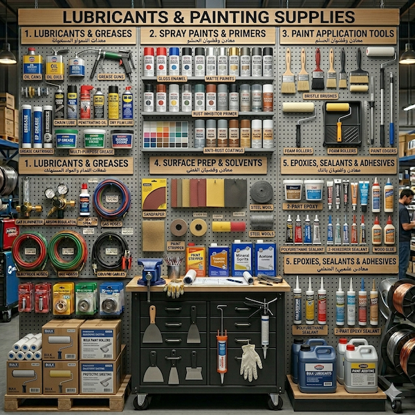 Lubricants & Paint Supplies