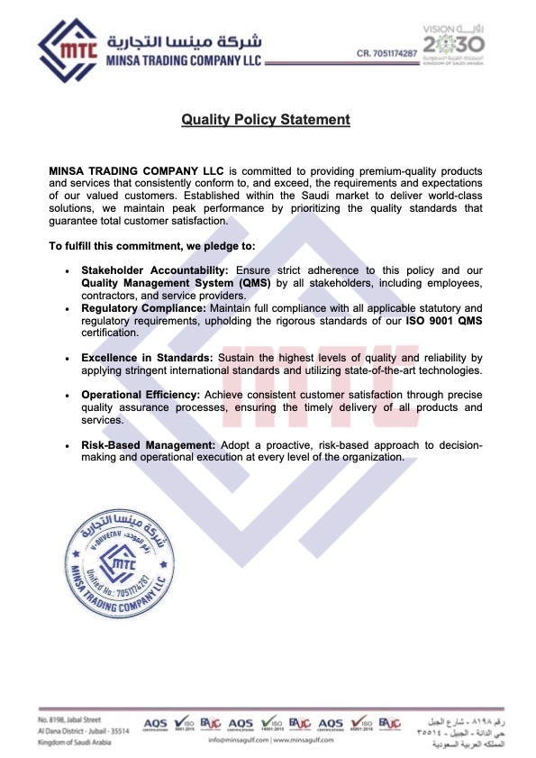 Quality Policy